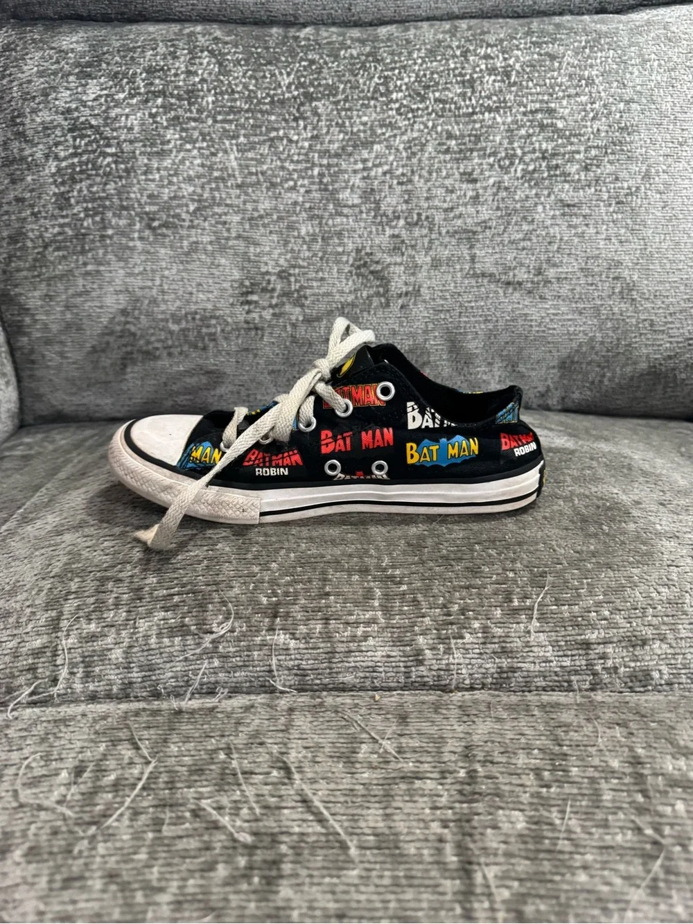 Converse X DC Comics All Star 80th Anniversary Batman Chuck Taylor Kids Size 3